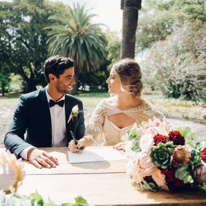 Signing the Register