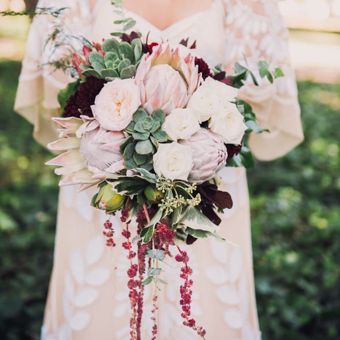 Protea Bridal Bouquet