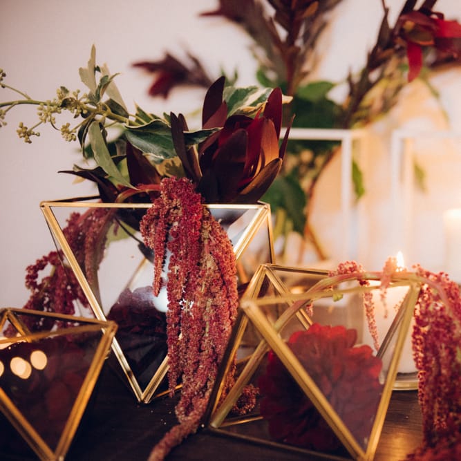 Terrarium Wedding Decor