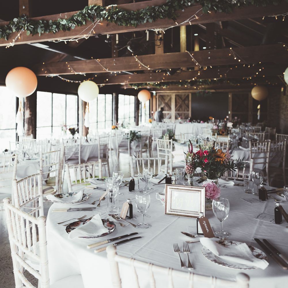 Rustic Barn Wedding Reception