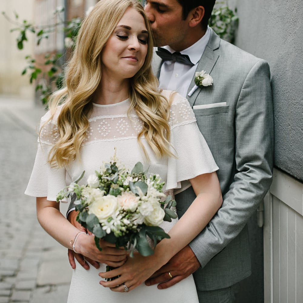 Stylish City Hall, Copenhagen, Elopement by Rochelle Coote Photography