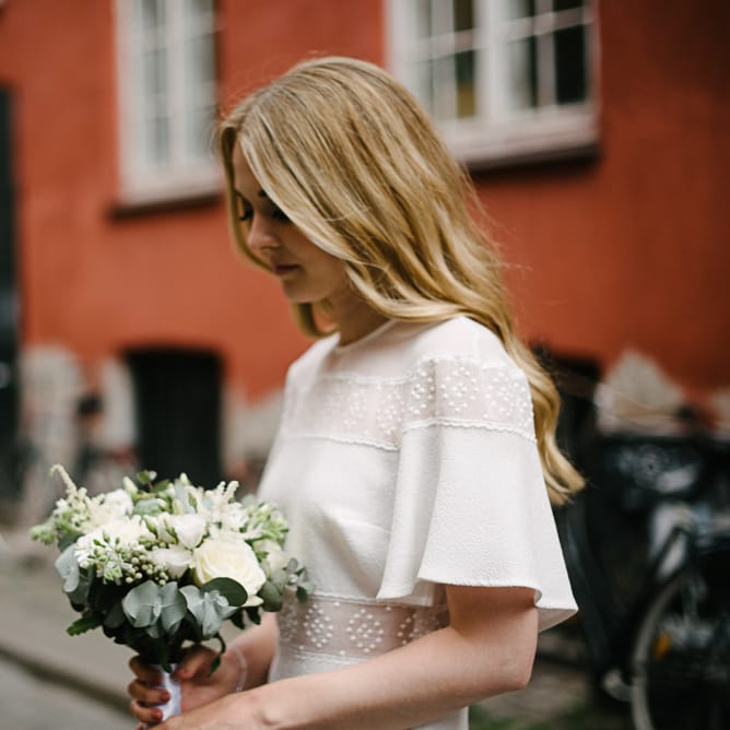 Stylish City Hall, Copenhagen, Elopement by Rochelle Coote Photography