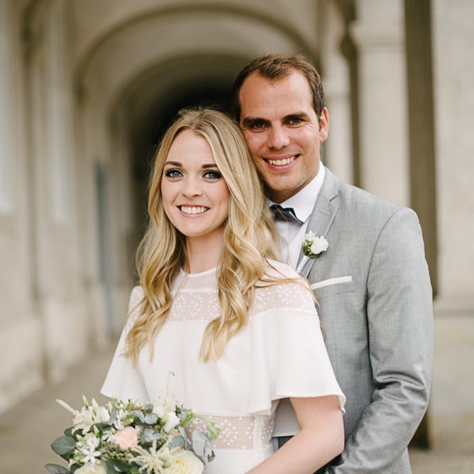 Stylish City Hall, Copenhagen, Elopement by Rochelle Coote Photography