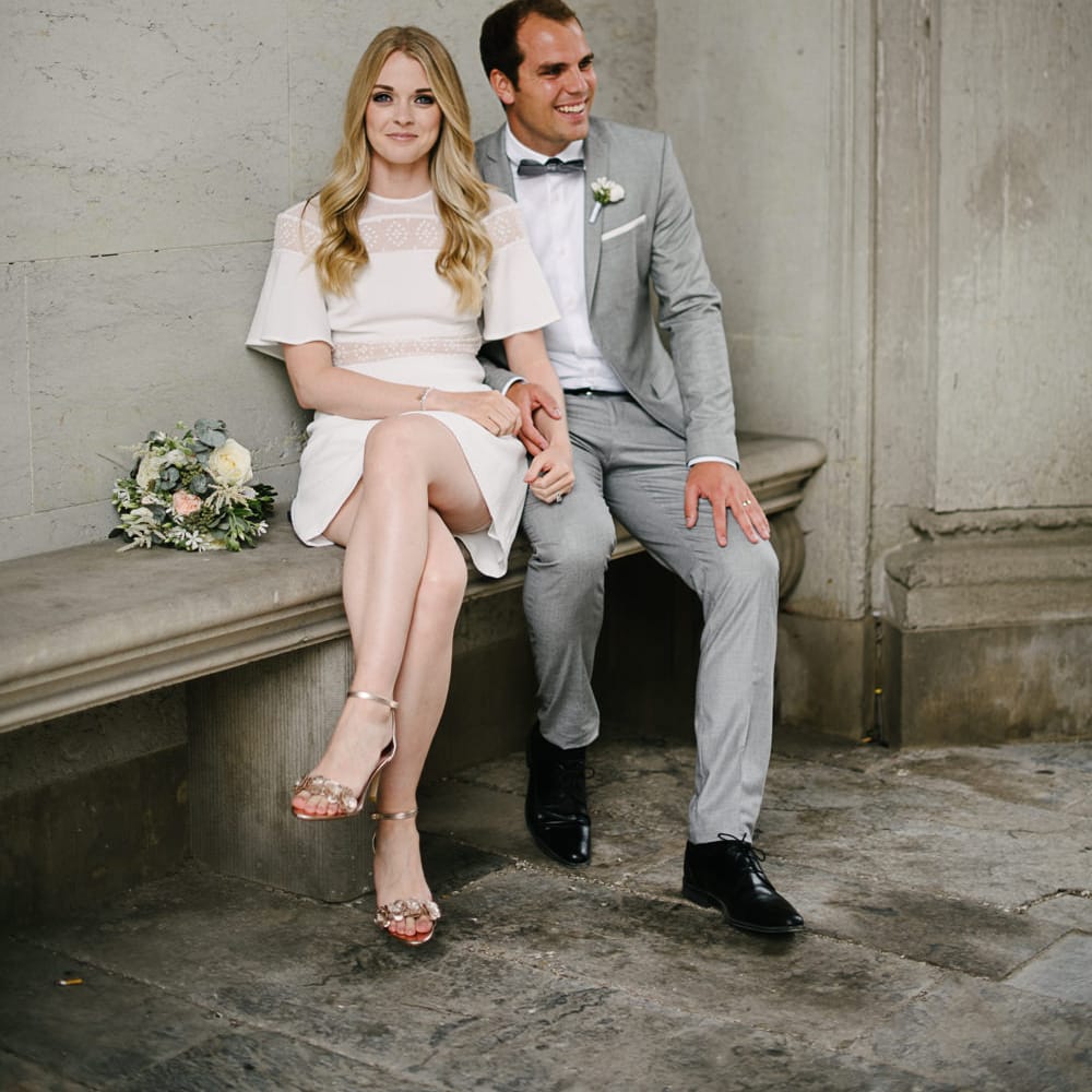 Stylish City Hall, Copenhagen, Elopement by Rochelle Coote Photography