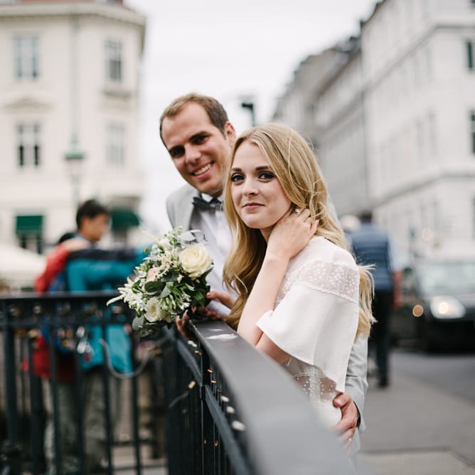Stylish City Hall, Copenhagen, Elopement by Rochelle Coote Photography
