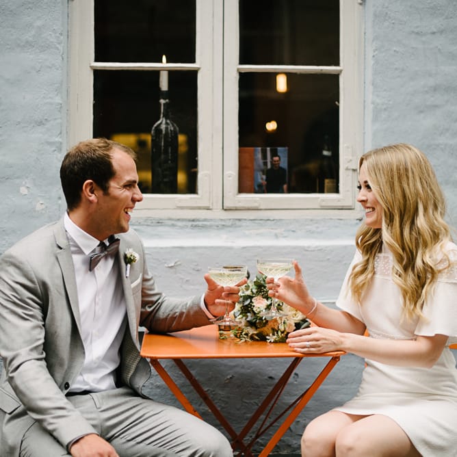Stylish City Hall, Copenhagen, Elopement by Rochelle Coote Photography