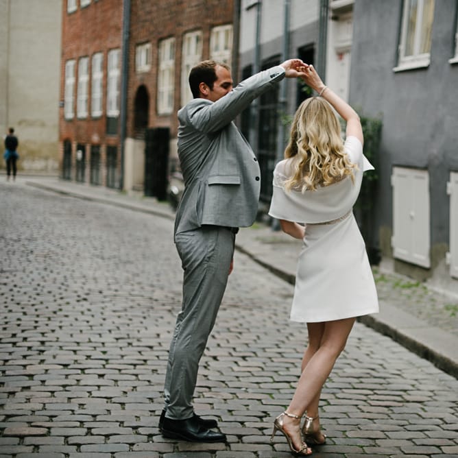 Stylish City Hall, Copenhagen, Elopement by Rochelle Coote Photography