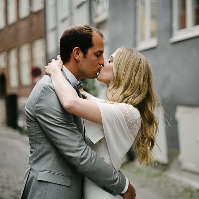 Stylish City Hall, Copenhagen, Elopement by Rochelle Coote Photography
