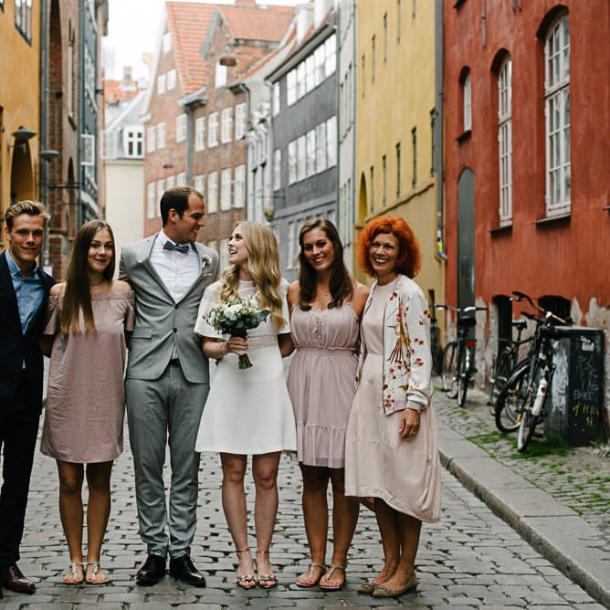 Stylish City Hall, Copenhagen, Elopement by Rochelle Coote Photography