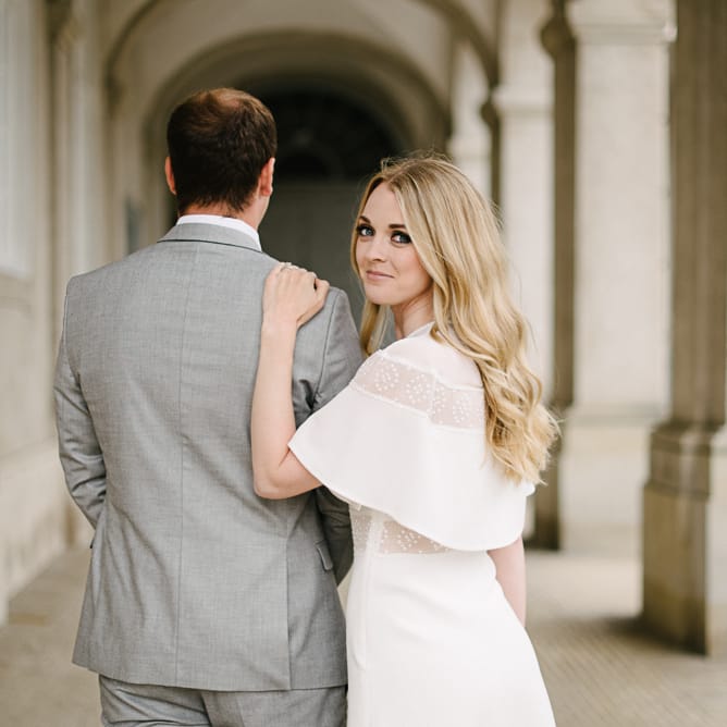 Stylish City Hall, Copenhagen, Elopement by Rochelle Coote Photography