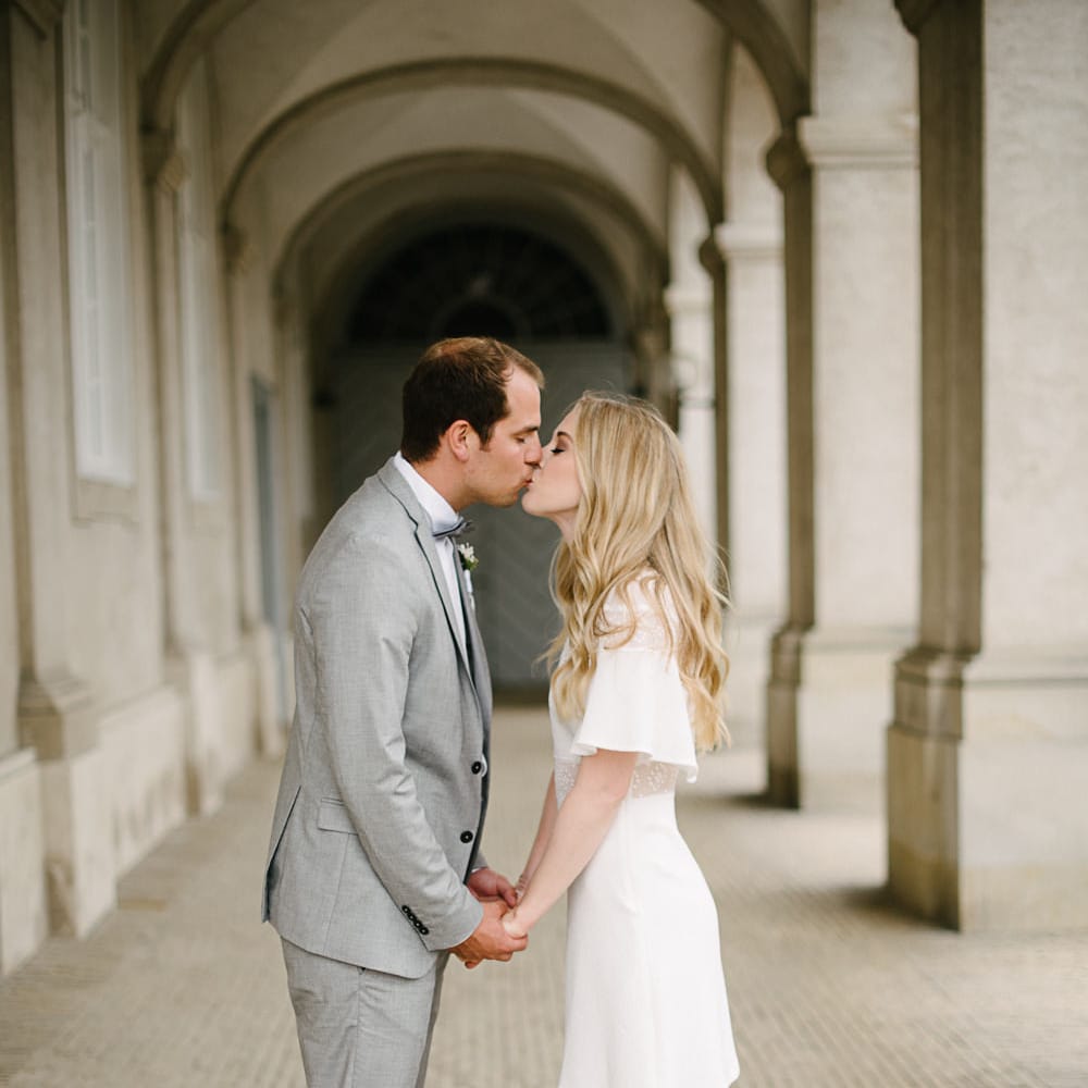 Stylish City Hall, Copenhagen, Elopement by Rochelle Coote Photography