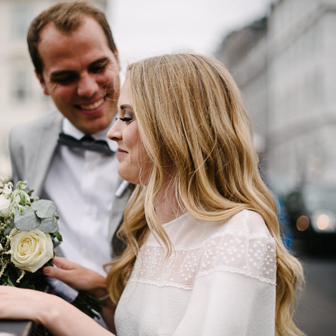 Stylish City Hall, Copenhagen, Elopement by Rochelle Coote Photography
