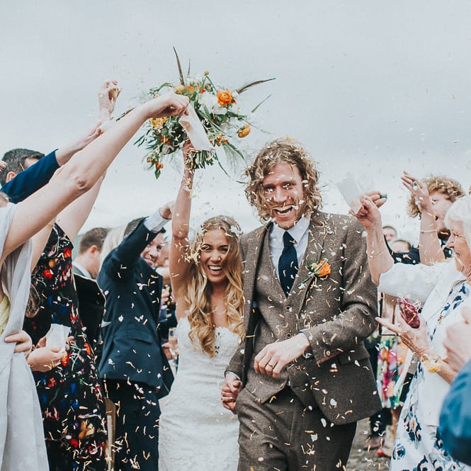 Orange & Green Colour Palette For A Rustic Barn Wedding At Northside Farm With Images By From The Smiths Photography