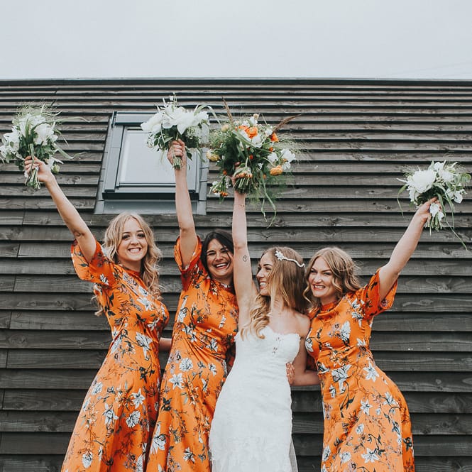 Orange & Green Colour Palette For A Rustic Barn Wedding At Northside Farm With Images By From The Smiths Photography