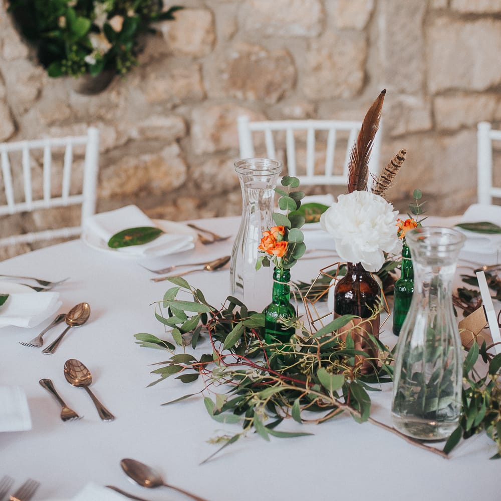 Orange & Green Colour Palette For A Rustic Barn Wedding At Northside Farm With Images By From The Smiths Photography