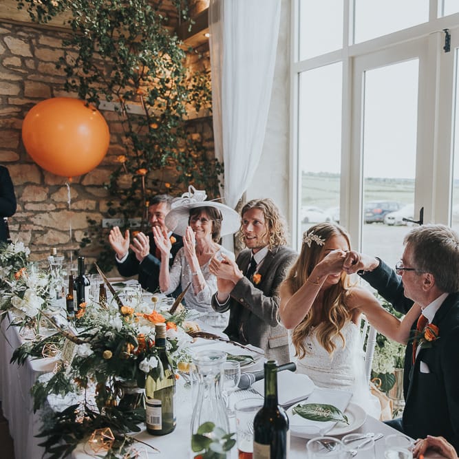 Orange & Green Colour Palette For A Rustic Barn Wedding At Northside Farm With Images By From The Smiths Photography