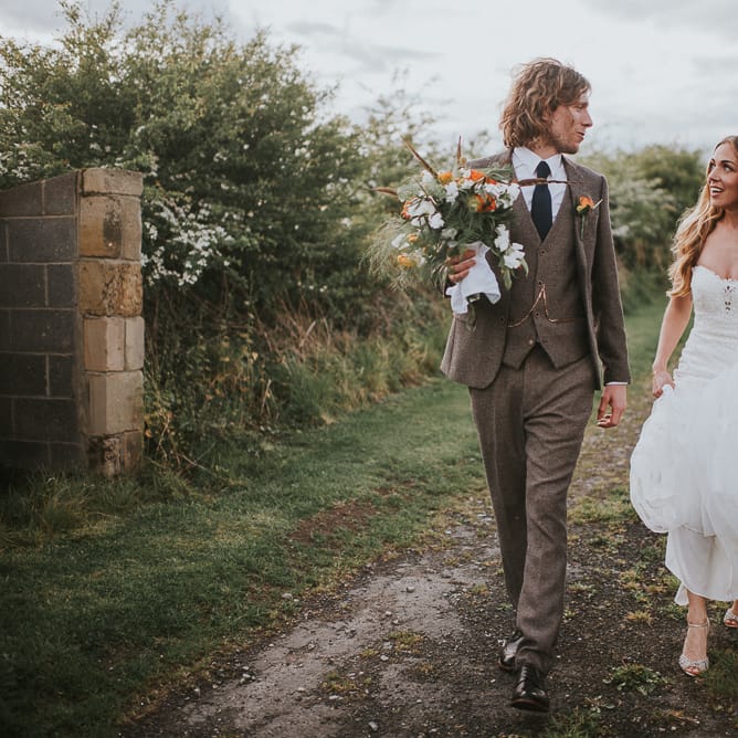 Orange & Green Colour Palette For A Rustic Barn Wedding At Northside Farm With Images By From The Smiths Photography