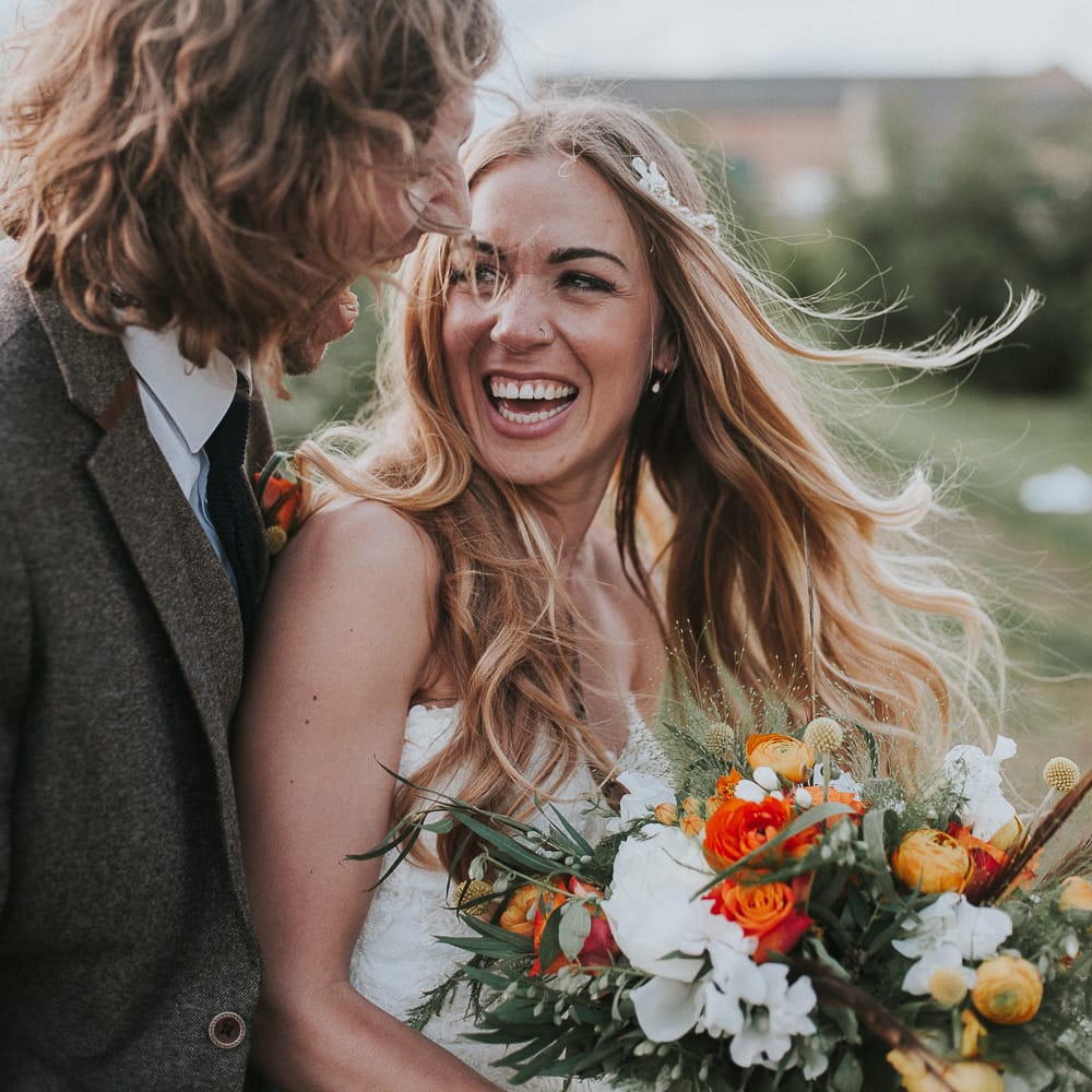 Orange & Green Colour Palette For A Rustic Barn Wedding At Northside Farm With Images By From The Smiths Photography
