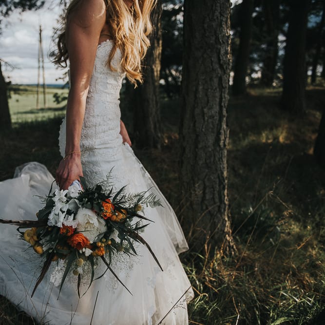 Orange & Green Colour Palette For A Rustic Barn Wedding At Northside Farm With Images By From The Smiths Photography