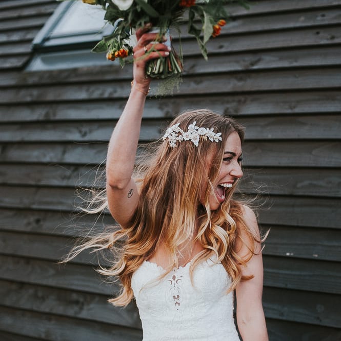 Orange & Green Colour Palette For A Rustic Barn Wedding At Northside Farm With Images By From The Smiths Photography