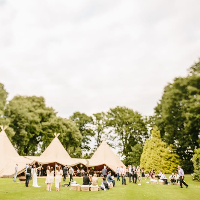 Outdoor Tipi Wedding
