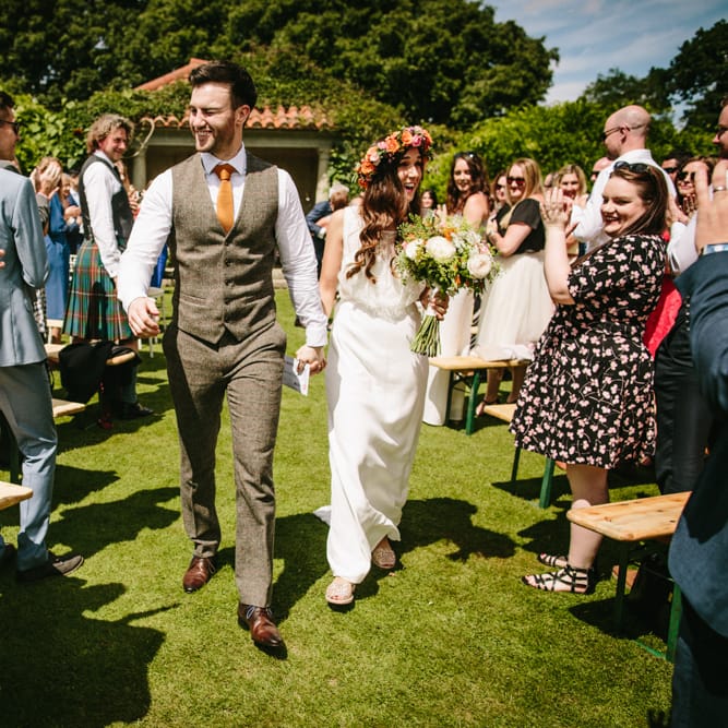 Just Married | Outdoor Wedding Ceremony