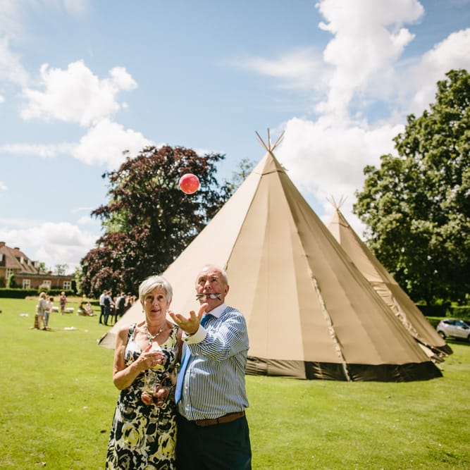 Garden Games For Tipi Wedding