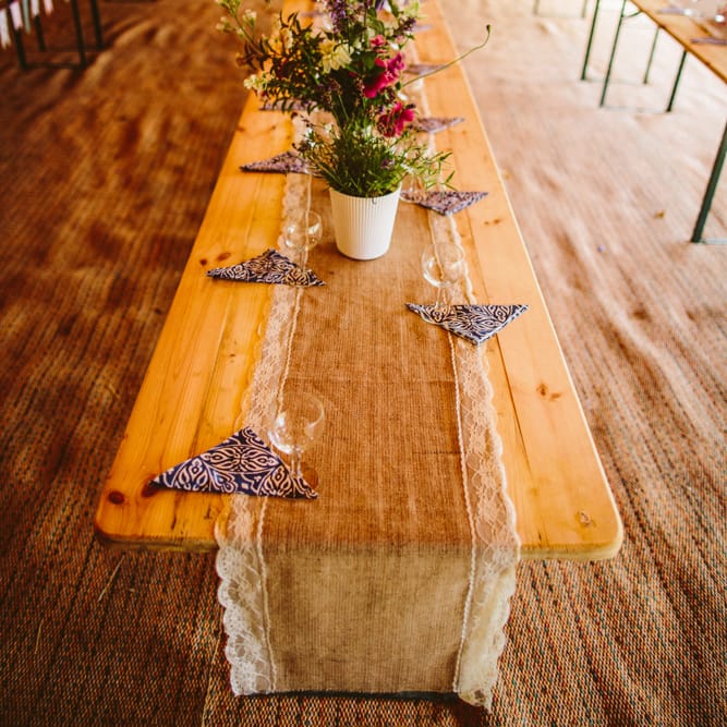 Outdoor Tipi Wedding With Rustic Decor