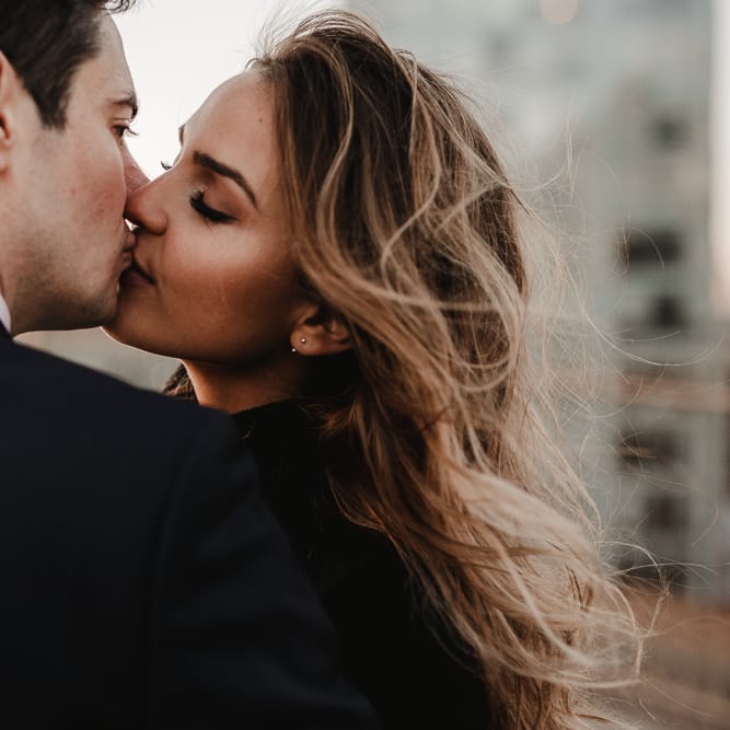 Intimate Elopement In New York City With Bride In Black Sweater And Blue Tulle Skirt And A Ponytail With Images From Forester Fotografos