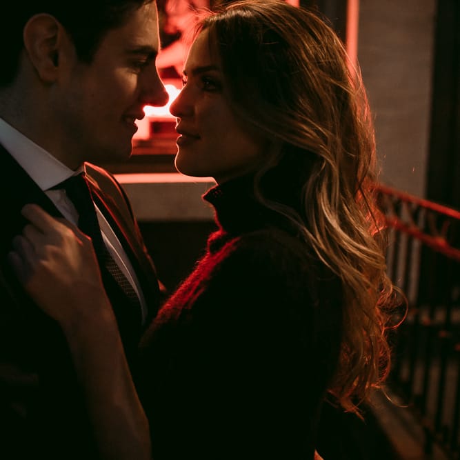 Intimate Elopement In New York City With Bride In Black Sweater And Blue Tulle Skirt And A Ponytail With Images From Forester Fotografos