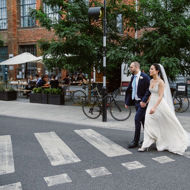Bride in Jenny Packham | Groom in Suit Supply | London Wedding | Natalie J Weddings