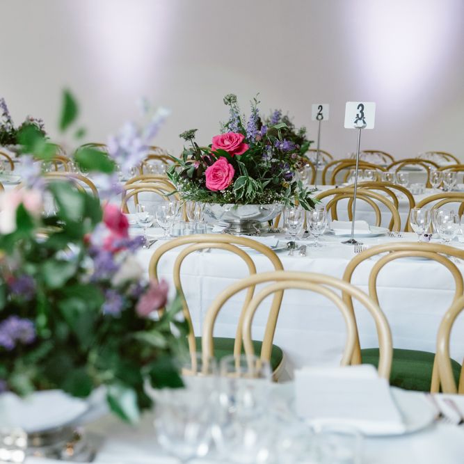 Floral Arrangement | Alva Studios, London Wedding Reception | Natalie J Weddings