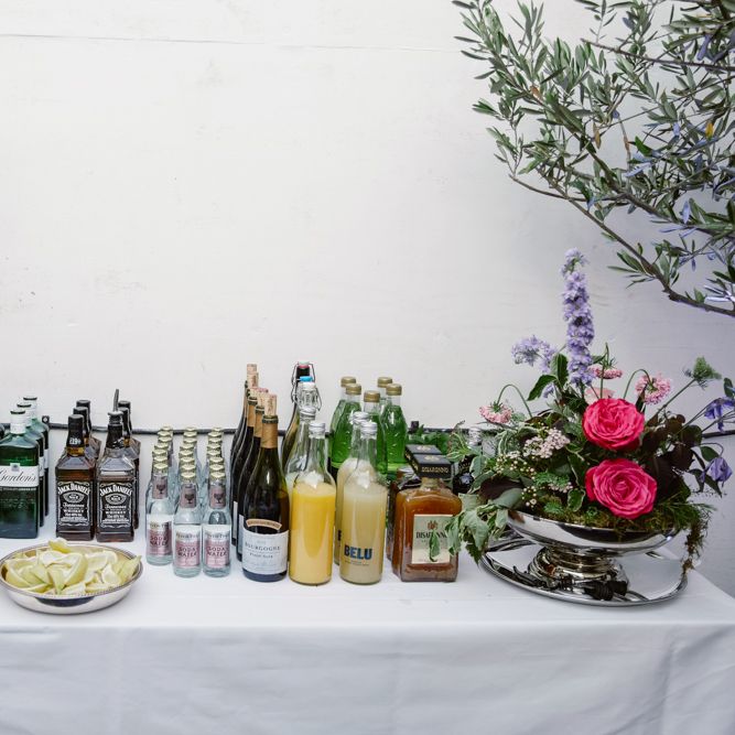 Bar | Alva Studios, London Wedding Reception | Natalie J Weddings