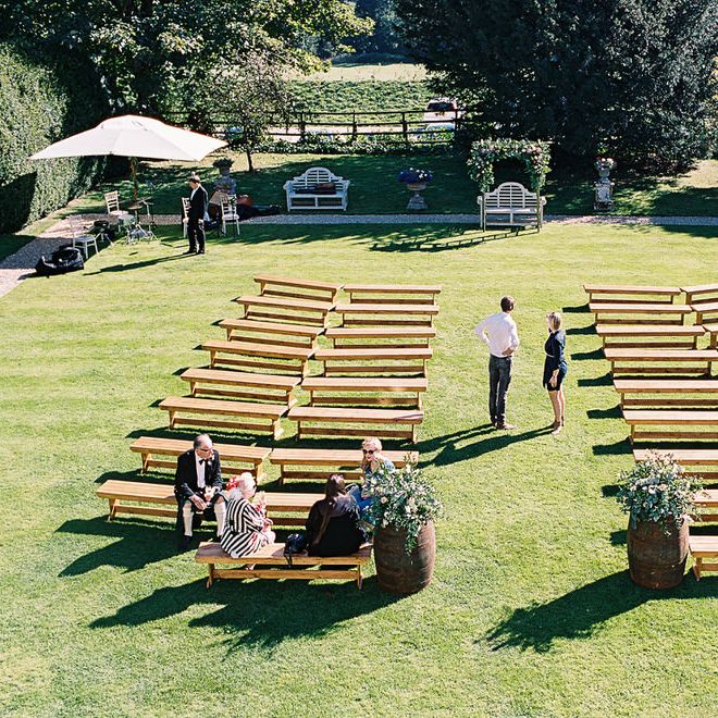 #crowedding Elmore Court Outdoor wedding ceremony