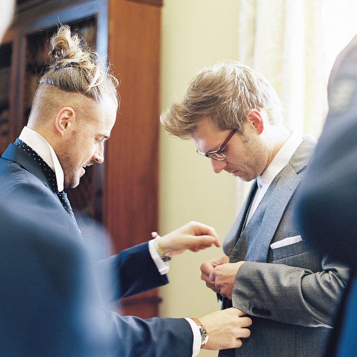 #crowedding Cad & The Dandy Grooms Suit and Shirt