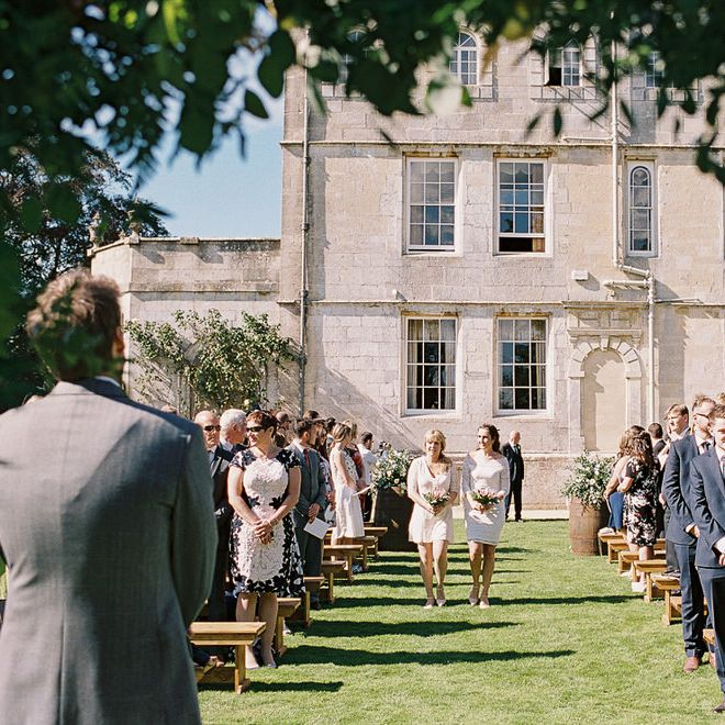 #crowedding Elmore Court Outdoor ceremony