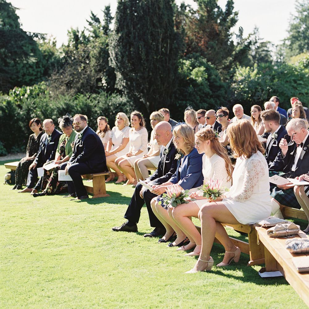 #crowedding Elmore Court Outdoor ceremony