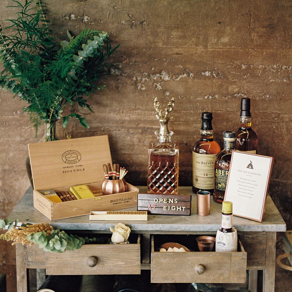 #crowedding whiskey and cigar bar