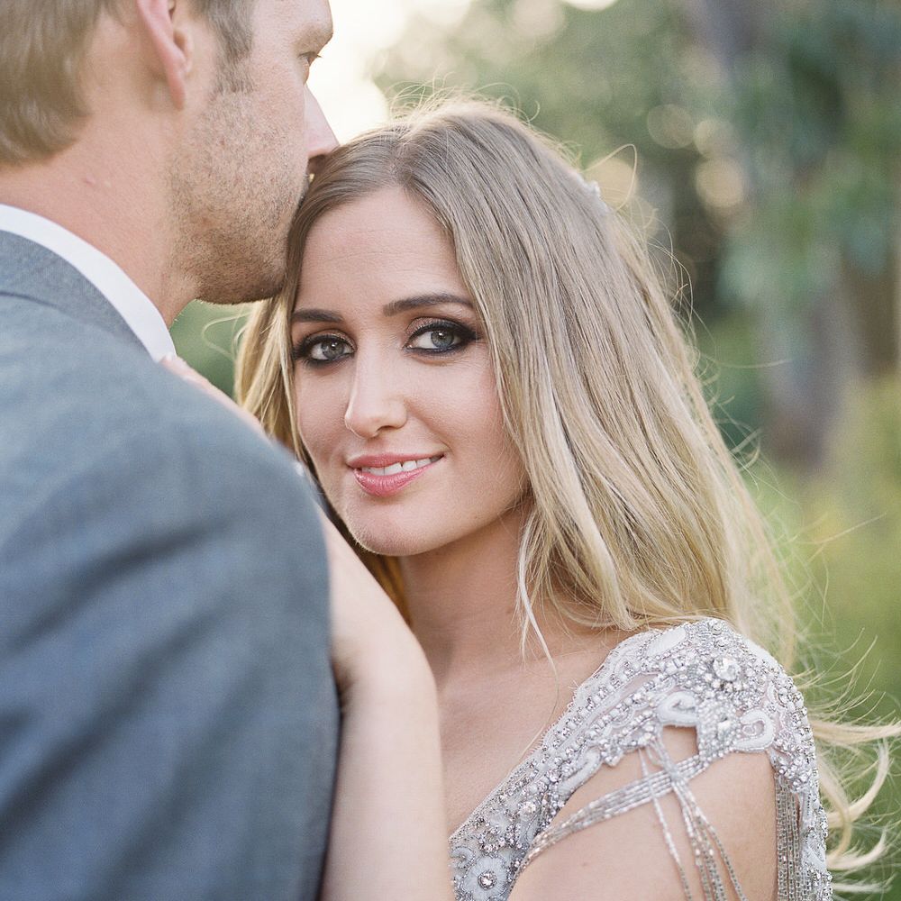 #crowedding Anna Campbell gown Cad & The Dandy suit