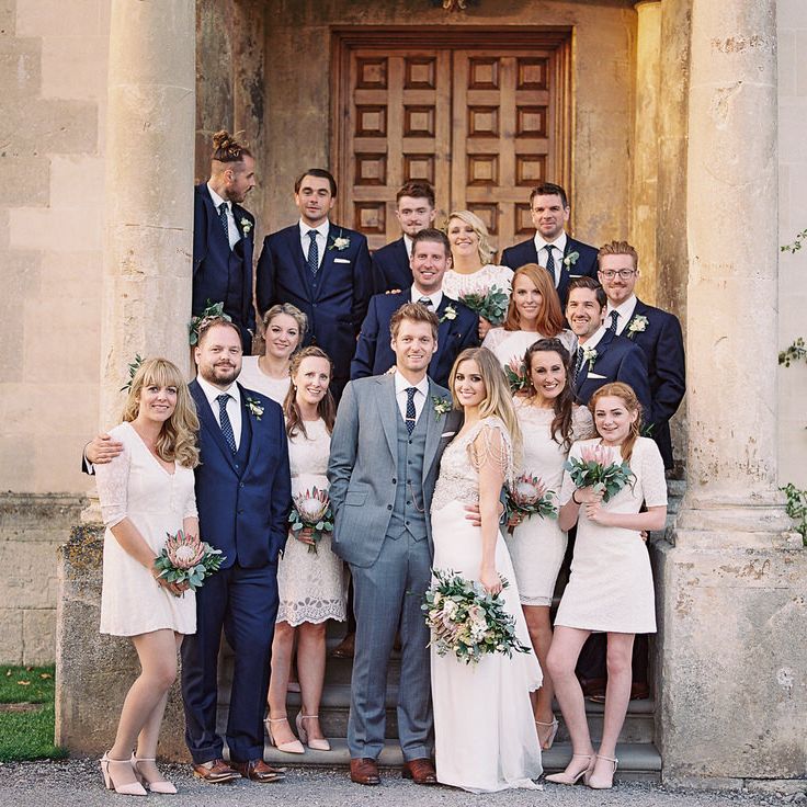 #crowedding Groomsmen in Moss Bross