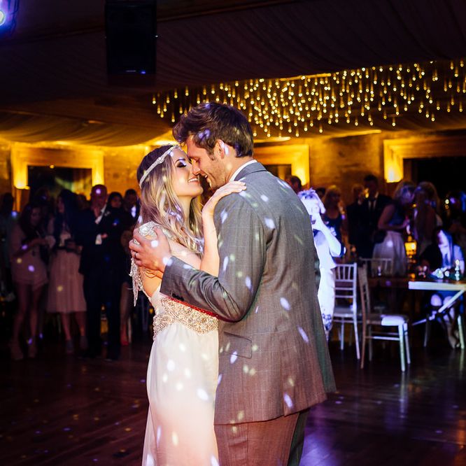 #crowedding Anna Campbell gown Cad & The Dandy suit