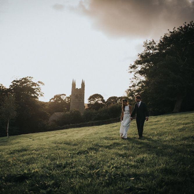 Bride & Groom Sunset Portraits
