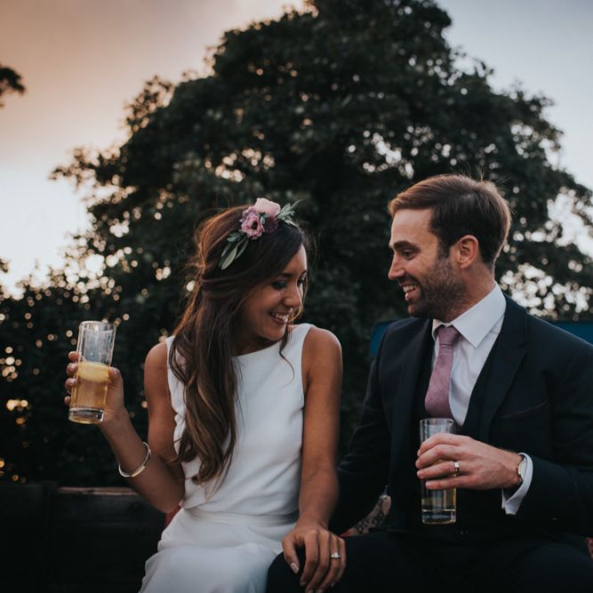 Bride & Groom Golden Hour Portraits
