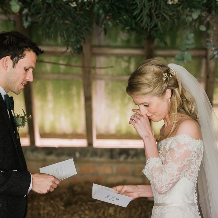 Humanist Wedding Ceremony At North Hidden Barn