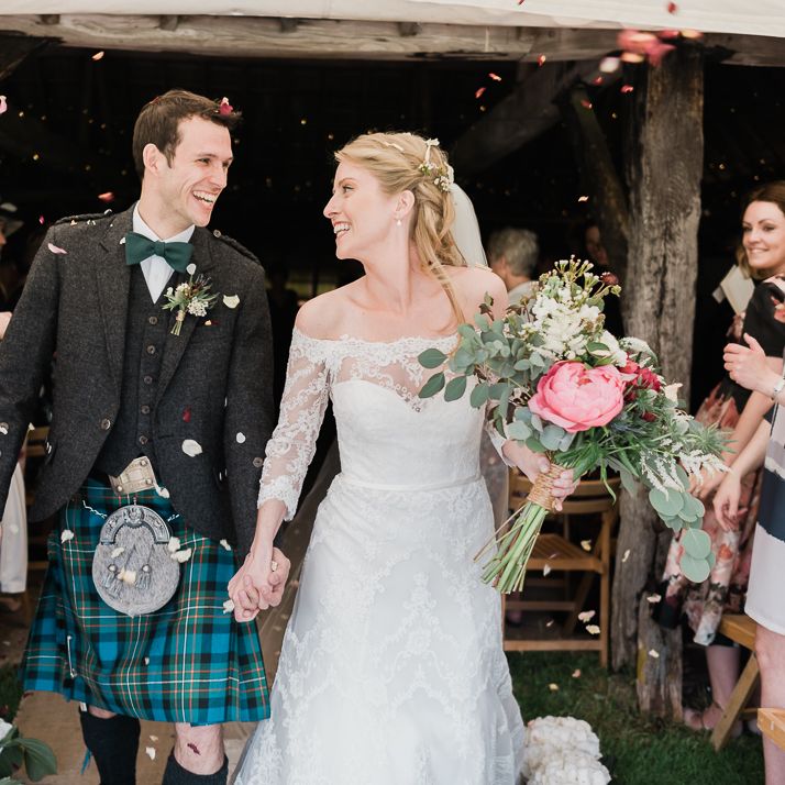 Humanist Wedding Ceremony At North Hidden Barn