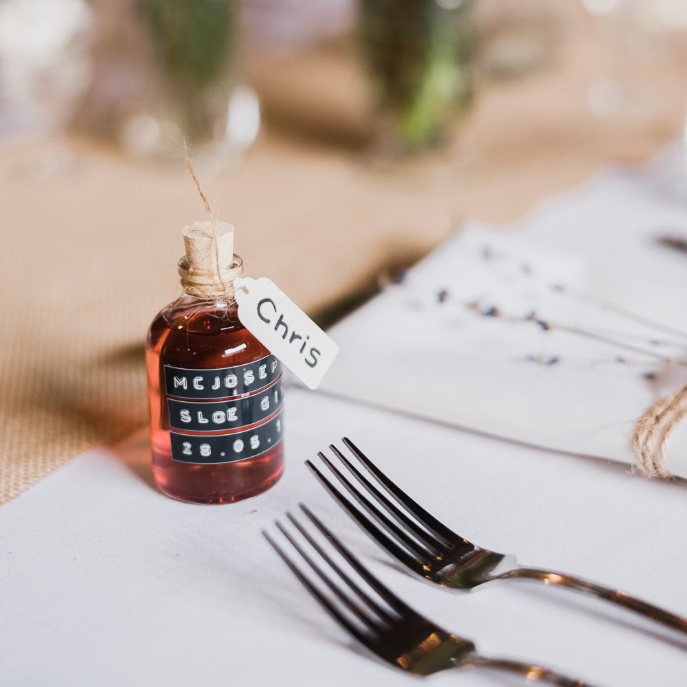 Edible/Drinkable Wedding Favours