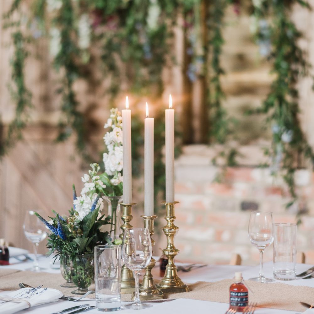 Festoon Lights For A Rustic Wedding At North Hidden Barn