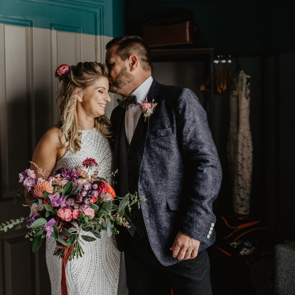 Gypsophila Fairy Lights & Dark Florals For A Family Focused Wedding At The Georgian Townhouse Norwich With Images By Camilla Andrea Photography