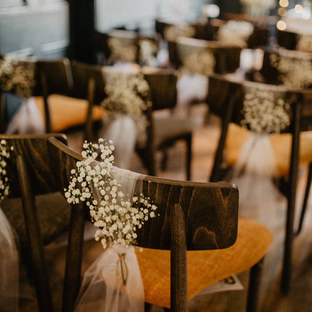Gypsophila Fairy Lights & Dark Florals For A Family Focused Wedding At The Georgian Townhouse Norwich With Images By Camilla Andrea Photography
