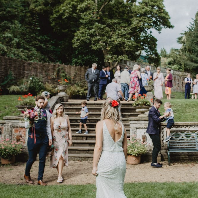 Gypsophila Fairy Lights & Dark Florals For A Family Focused Wedding At The Georgian Townhouse Norwich With Images By Camilla Andrea Photography